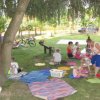 Czytanie pod chmurką